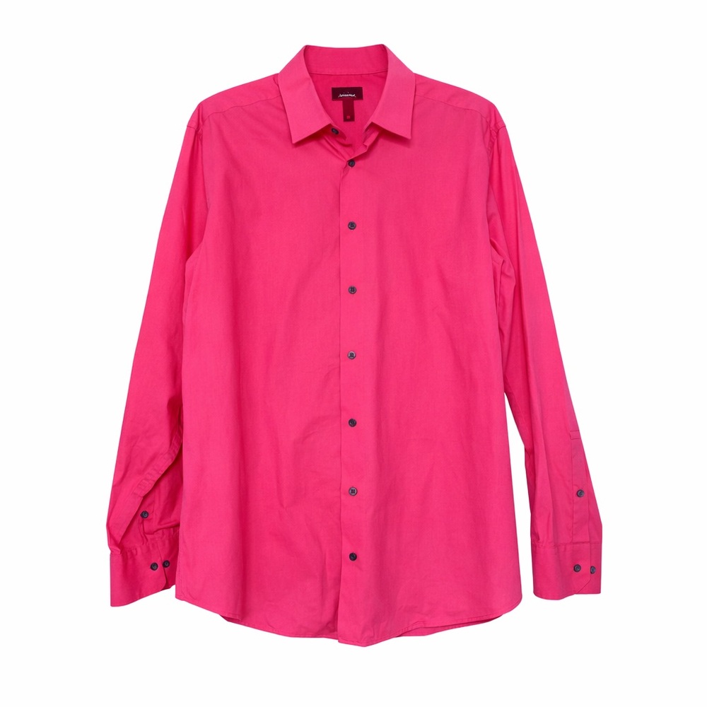 Alfani Bold Pink Dress Shirt for Men